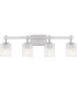 Brenthouse Extra Large 4-light Bath Light Brushed Nickel