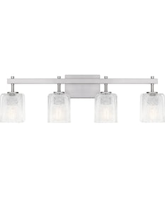 Brenthouse Extra Large 4-light Bath Light Brushed Nickel