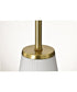 Royale 1-Light Pendant Burnished Brass