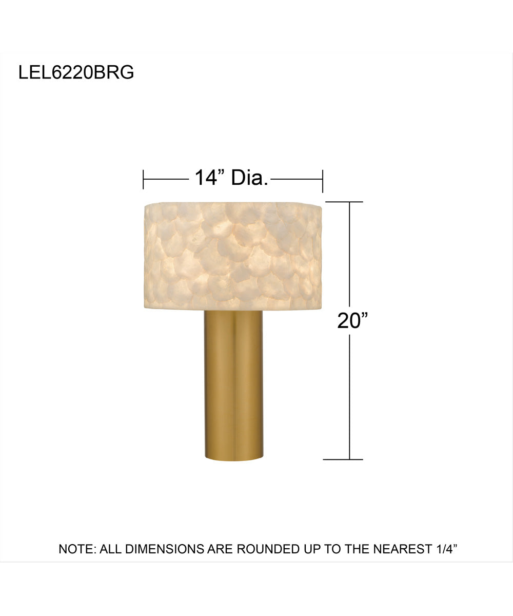 Leland 1-light Table Lamp Brushed Gold