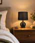 11x11x9 Black Shadow Drum Hardback Lampshade