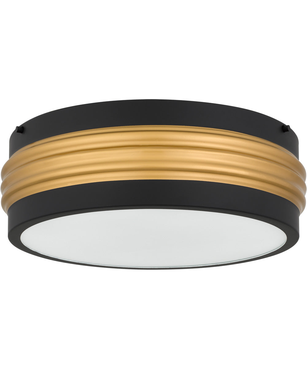 Emmett 3-light Flush Mount Matte Black