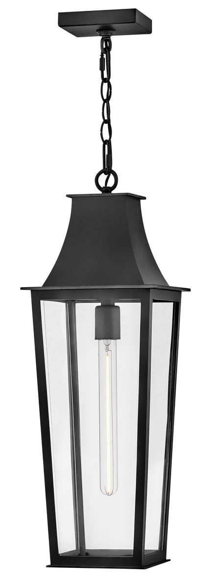 Georgetown Coastal Elements  1-Light Large Hanging Lantern in Black
