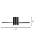 44" Era Modern 3-Blade Ceiling Fan Aged Pewter with Light Grey Weathered Oak Blades, LED Light