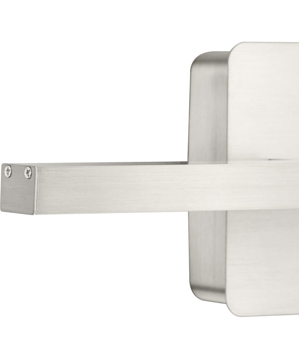 Phase 5 16 in. Slim Modern 3CCT Integrated LED Linear Vanity Light Brushed Nickel