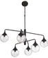 Reflection 6-Light Lighting Flat Black