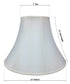 14"W x 11"H SLIP UNO FITTER White Bell Shantung Shade