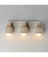 Pompeii 3-Light Bath Vanity Travertine / Oyster