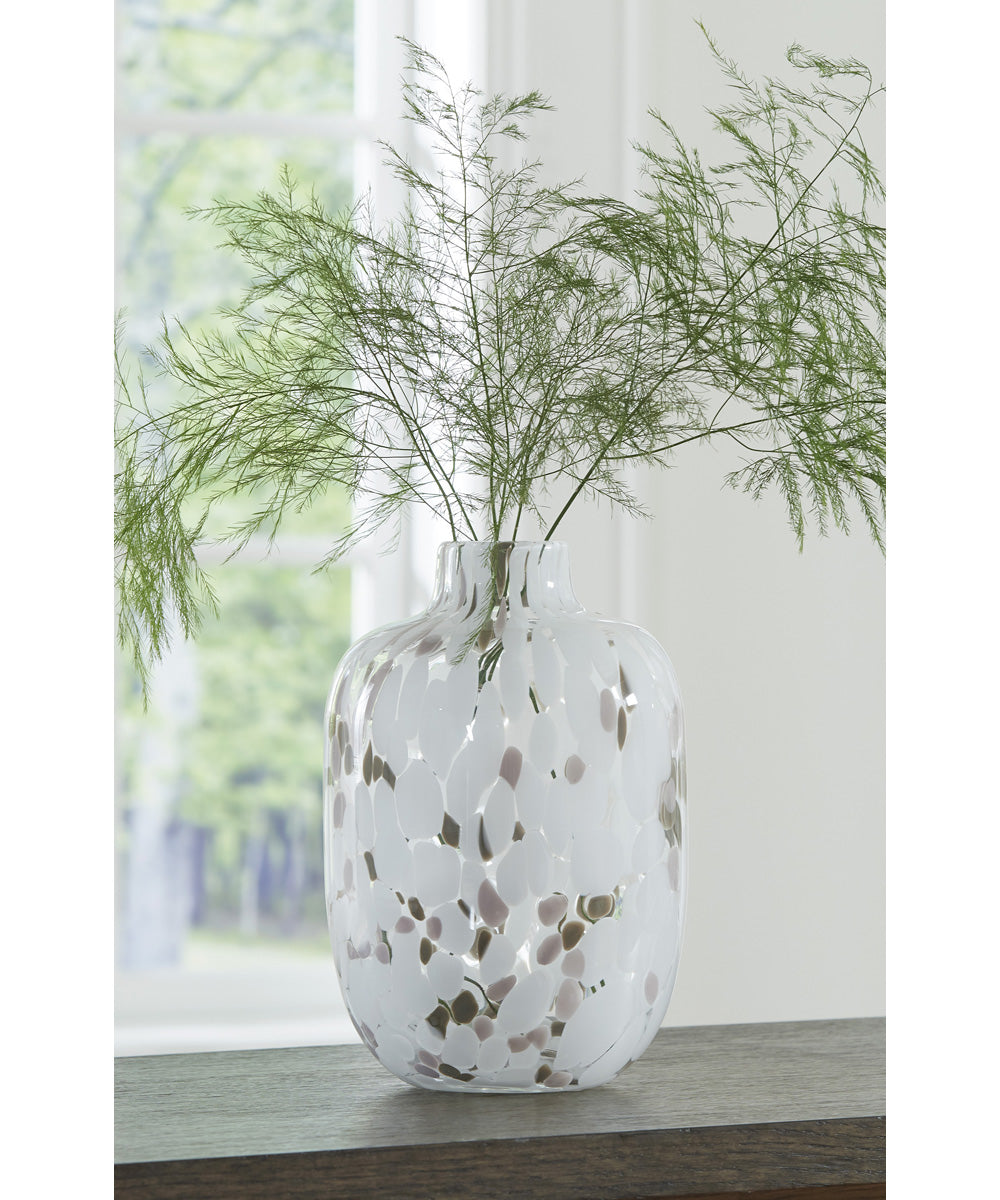 Keelton Vase White/Taupe/Pink