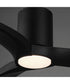Drifter 52 inch Outdoor Hugger Fan w LED Black