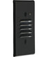 LED Indoor/Outdoor Integrated LED Wall or Step Light with Photocell Black
