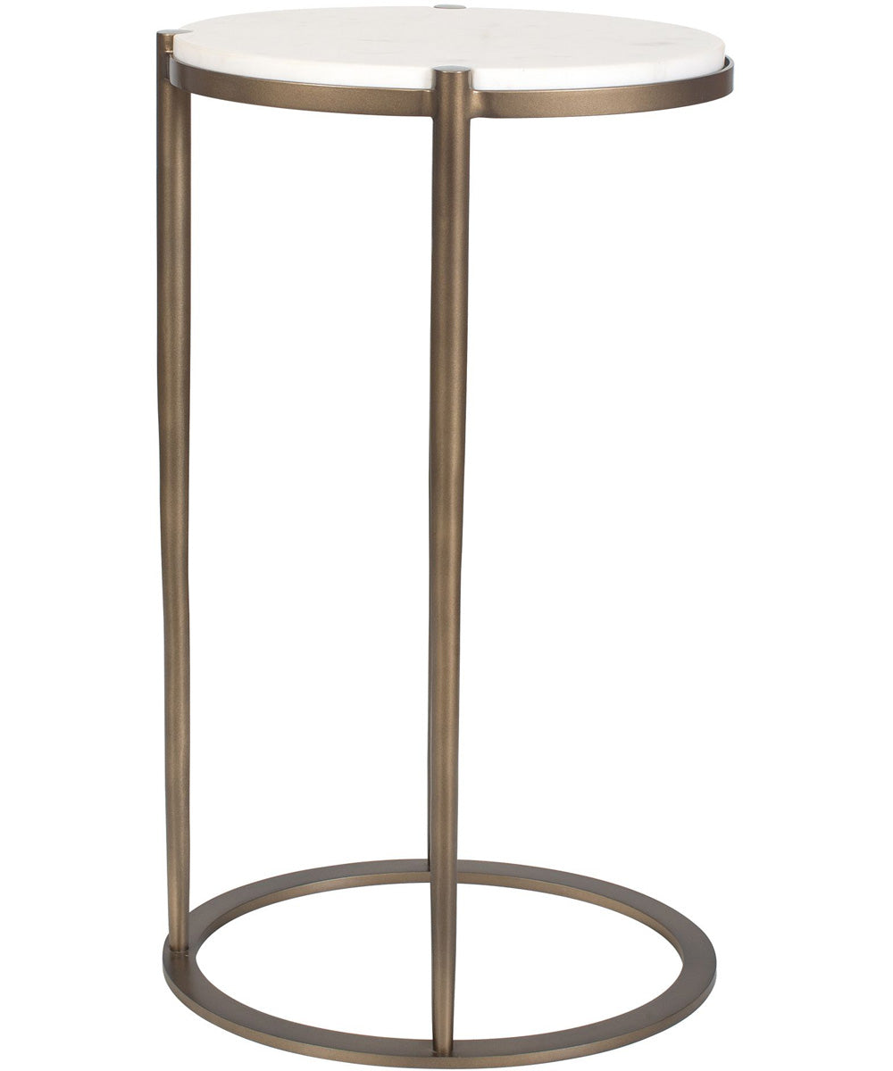 Mercier Round Marble Accent Table