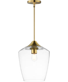 Goblet 12 inch Single Pendant Natural Aged Brass