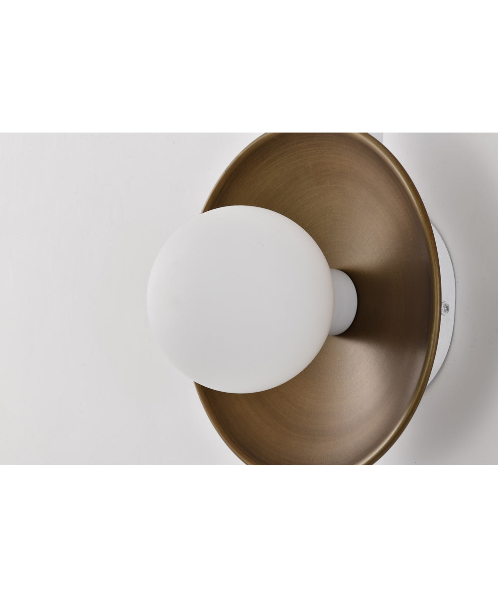 Colby 1-Light Vanity & Wall Matte White