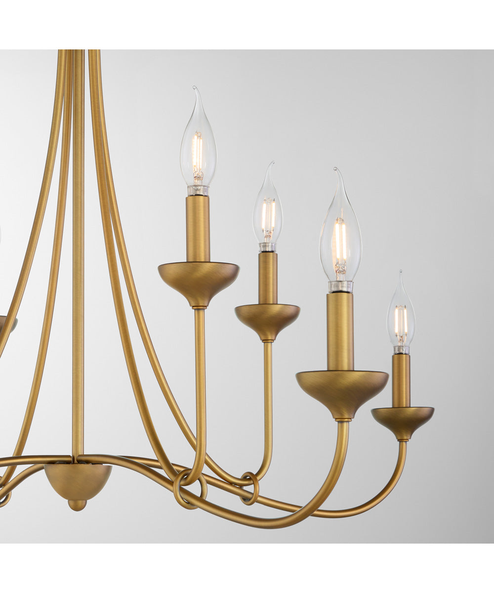 Livingston Chandelier Brushed Brass