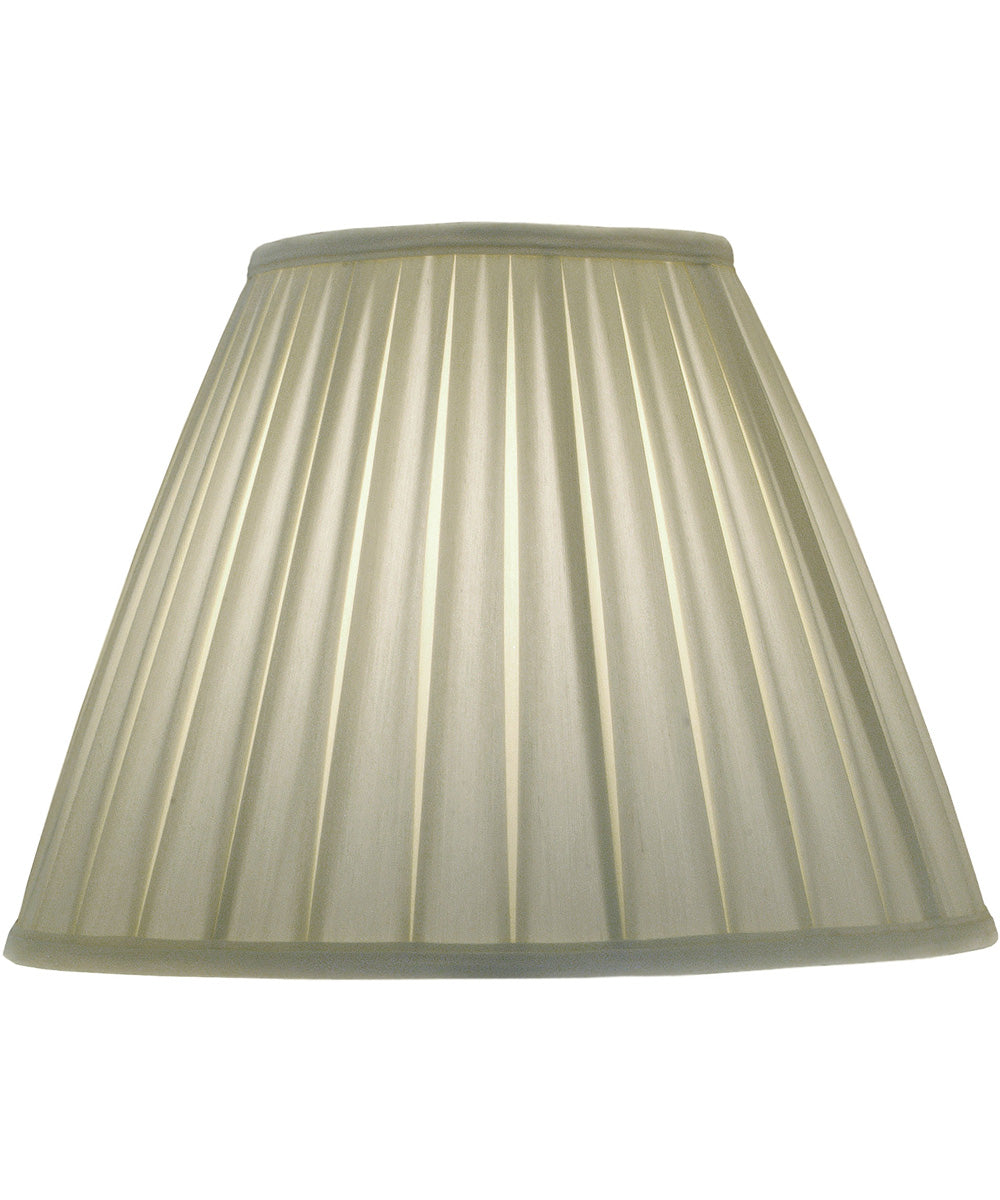 8x17x13 Ivory Shadow Box Pleat Empire Softback Lampshade