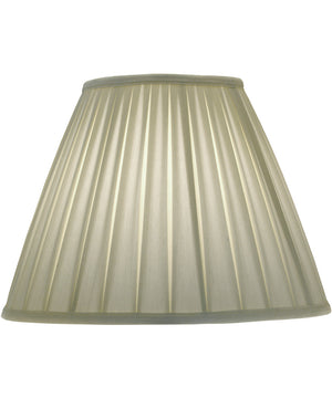 8x17x13 Ivory Shadow Box Pleat Empire Softback Lampshade