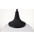 Solara 1-Light Pendant Matte Black