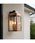 Beryn 2-light Outdoor Wall Light Aged Copper