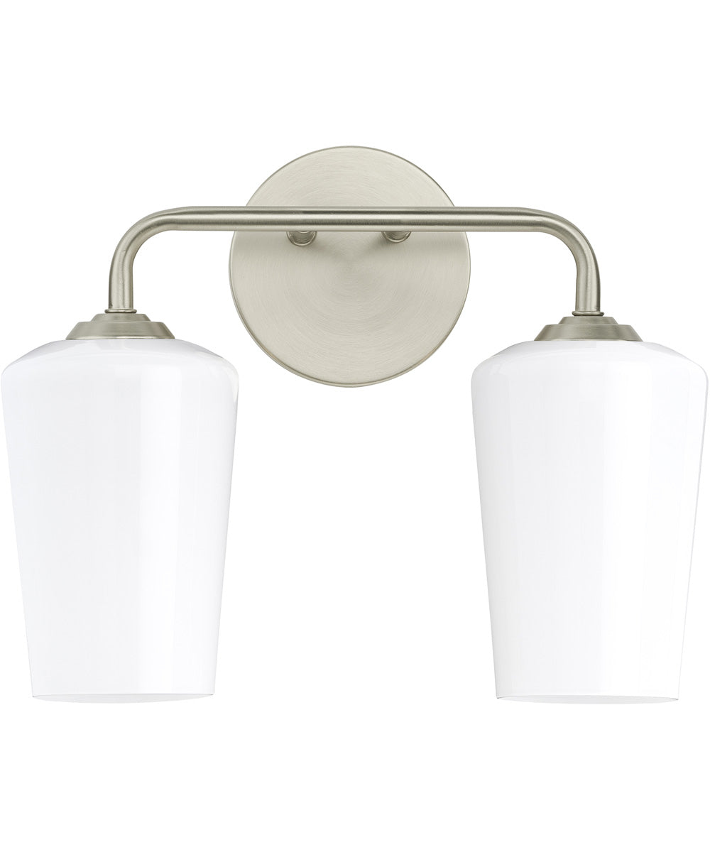 Celino 2-Light Bath & Vanity Brushed Nickel