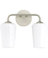 Celino 2-Light Bath & Vanity Brushed Nickel
