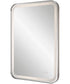 Crofton Lighted Nickel Vanity Mirror