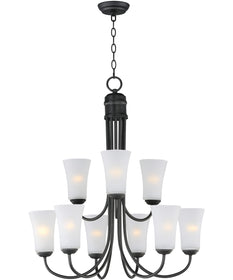Logan 9-Light Chandelier Black