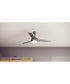 Nolyn 52 in. 3-Blade Modern LED Ceiling Fan Brushed Nickel