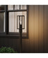Ryle 1-Light Post Mount Lantern with Clear Glass Panels Antique Bronze