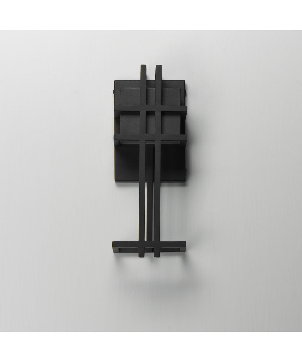 Prairie 13 inch LED Outdoor Wall Sconce Black