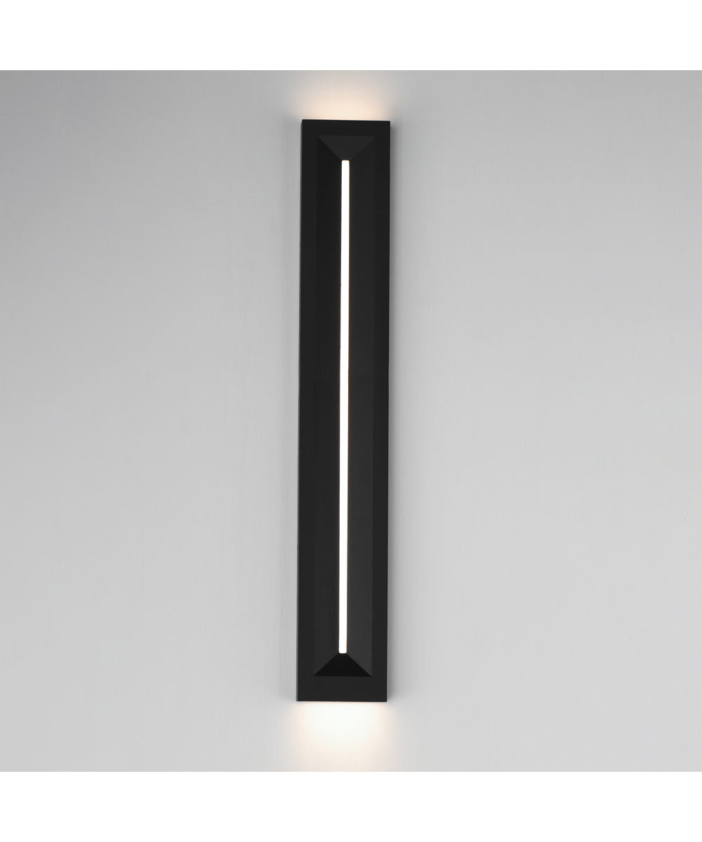 Fosso 35 inch LED Outdoor Wall Sconce - 5cct Black