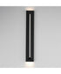Fosso 35 inch LED Outdoor Wall Sconce - 5cct Black