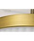 Solara 3-Light Close-to-Ceiling Natural Brass