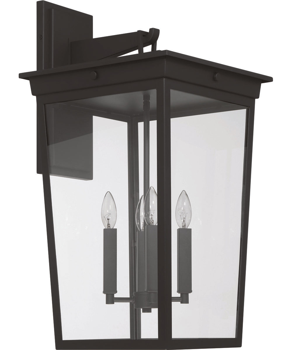 Duncan 4-Light Outdoor Lighting Textured Black