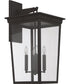 Duncan 4-Light Outdoor Lighting Textured Black