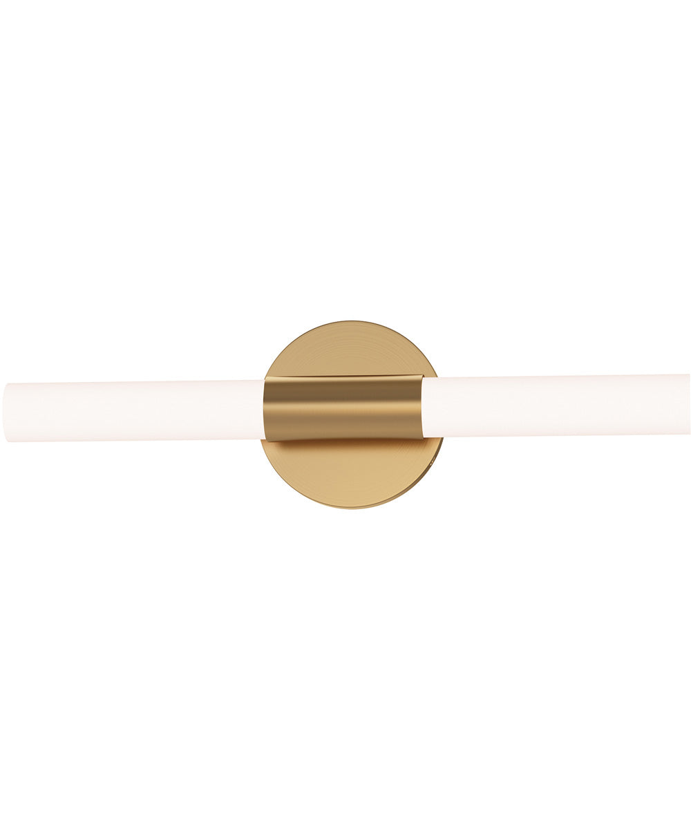 Tubi 18 inch 5CCT LED Bath Bar Natural Aged Brass