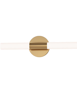 Tubi 18 inch 5CCT LED Bath Bar Natural Aged Brass