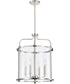 Yorktown 4-Light Pendant Polished Nickel