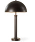 Metal Table Lamp with Metal Dome Shade