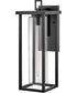 Mateo 1-Light Large Wall Mount Lantern in Black