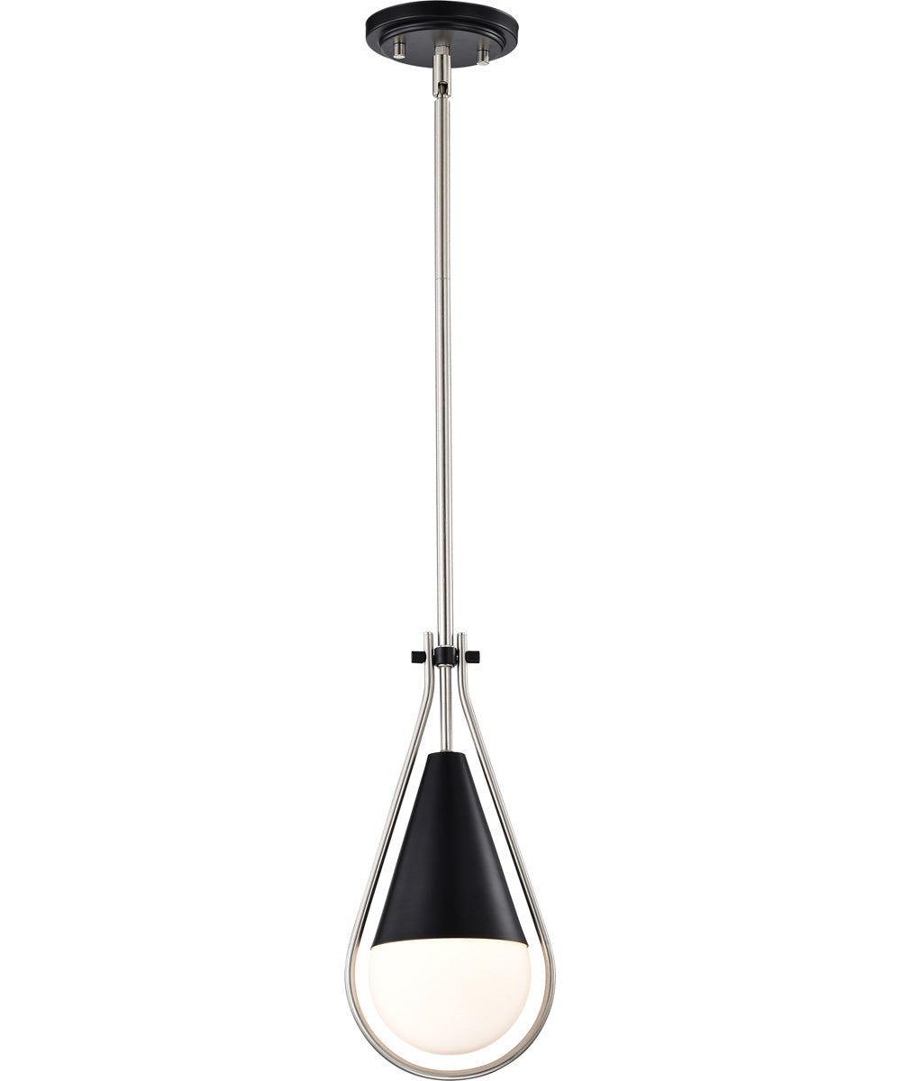 Admiral 1-Light Pendant Matte Black