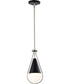 Admiral 1-Light Pendant Matte Black