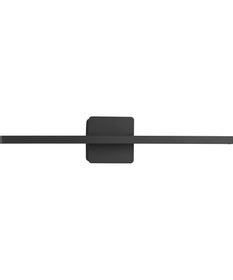 Phase 5 24 in. Slim Modern 3CCT Integrated LED Linear Vanity Light Matte Black