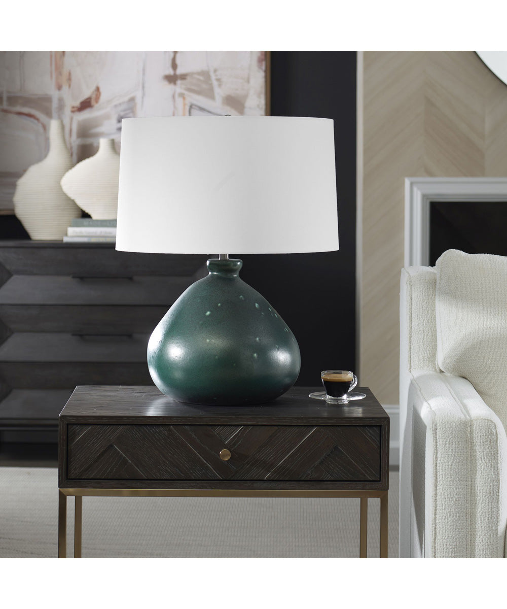 Killarney Distressed Green Table Lamp