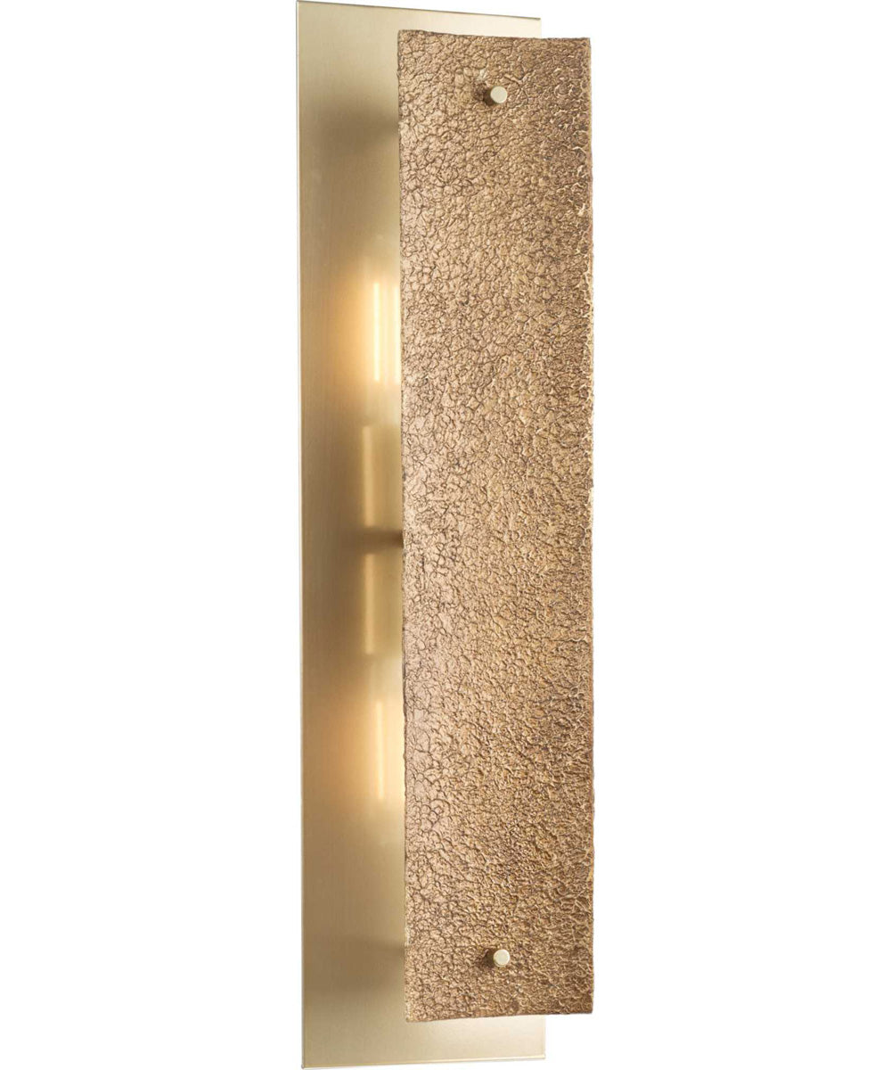 Lusail 2-Light Luxe Industrial Wall Bracket Soft Gold