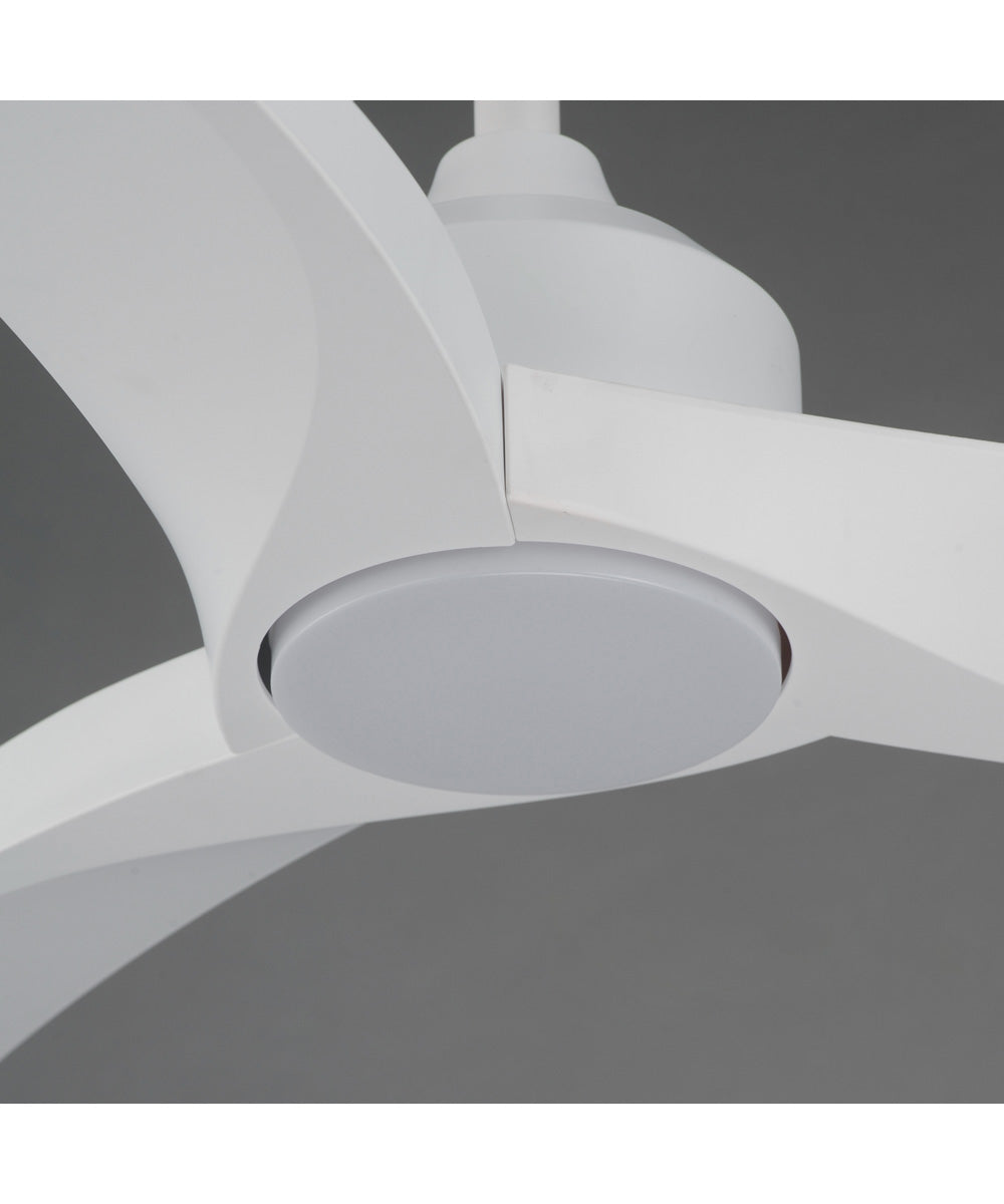 Drifter 52 inch Outdoor Hugger Fan w LED Matte White
