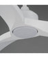 Drifter 52 inch Outdoor Hugger Fan w LED Matte White