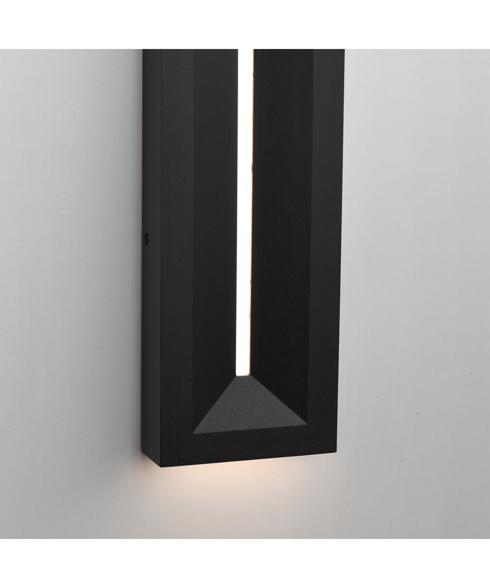 Fosso 35 inch LED Outdoor Wall Sconce - 5cct Black