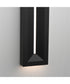 Fosso 35 inch LED Outdoor Wall Sconce - 5cct Black