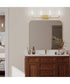 Mack 4-Light Vanity Light with Layered Glass Shades Brushed Gold